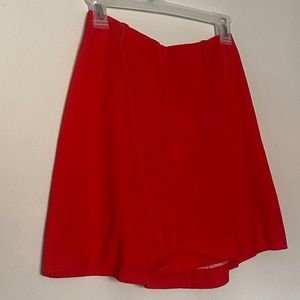 Vintage Red Mini Skirt - 70's